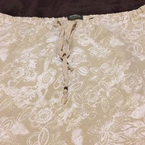 Fun flower patterned skirt